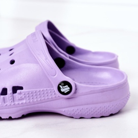 Pantofole da donna in schiuma Eva Crooks Viola 1