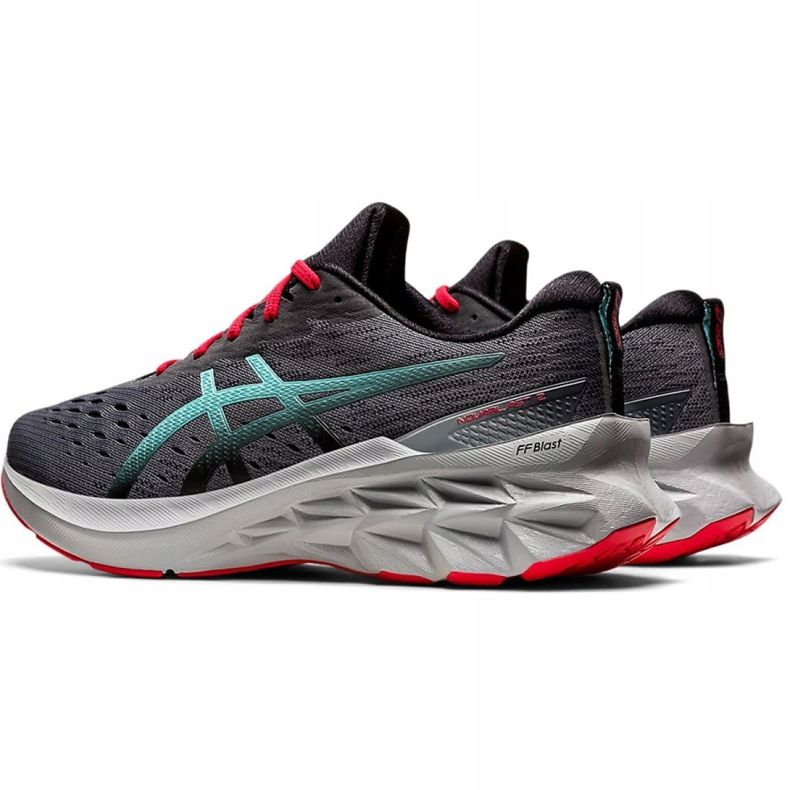 Asics Novablast 2 M 1011B192 020 scarpe da corsa grigio 2