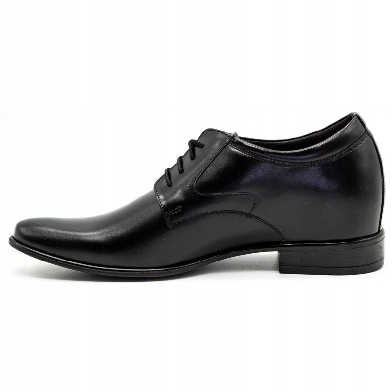 Olivier Visitando le scarpe da uomo P11 in aumento nero 1