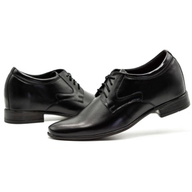 Olivier Visitando le scarpe da uomo P11 in aumento nero 4