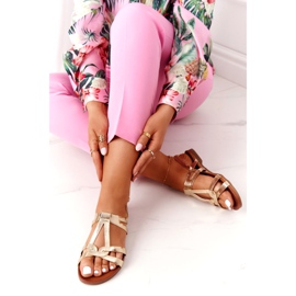 S.Barski Sandali eleganti S. Barski 541-A1 Oro d'oro 3