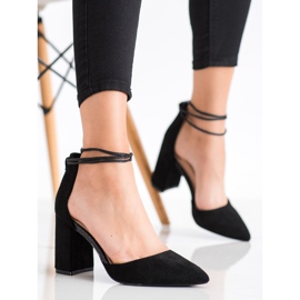 Bestelle Décolleté alla moda con rilegatura nero 2