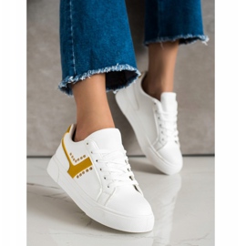 SHELOVET Scarpe sportive bianche casual bianco 1