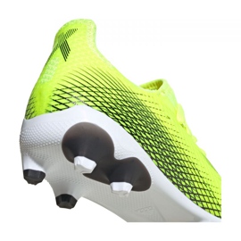 Scarpe da calcio Adidas X Ghosted.3 Mg Jr FW6975 multicolore verde 2
