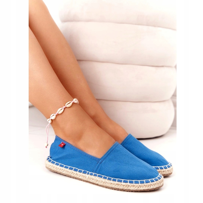 Espadrillas Su Suola Intrecciata Big Star DD274A152 Blu 3