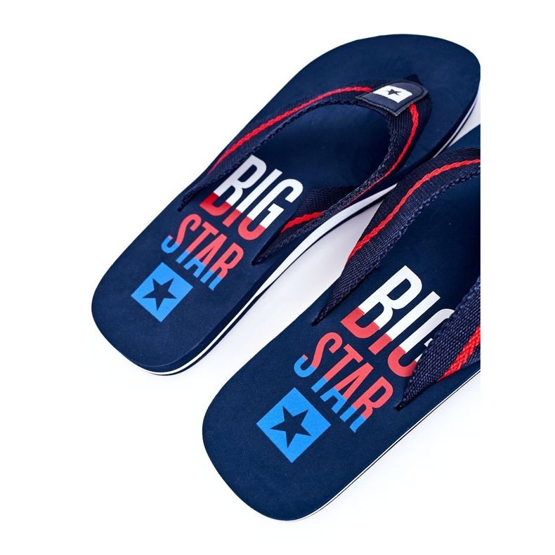 Infradito da uomo Big Star FF174478 Blu navy 2