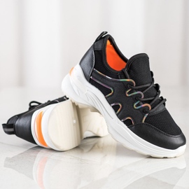 SHELOVET Sneakers Nere Con Rete nero 1