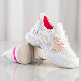 SHELOVET Sneakers Bianche Con Rete bianco 1