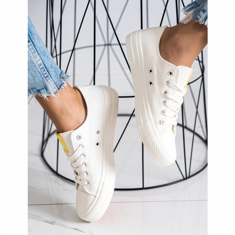 SHELOVET Sneakers bianche classiche bianca 1