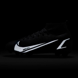 Nike Mercurial Superfly 8 Pro Fg Jr CV0804-004 scarpe da calcio nero nero 2