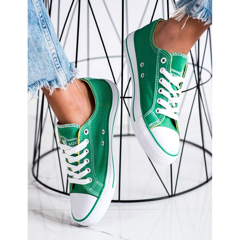 Scarpe da ginnastica New Age verde 2