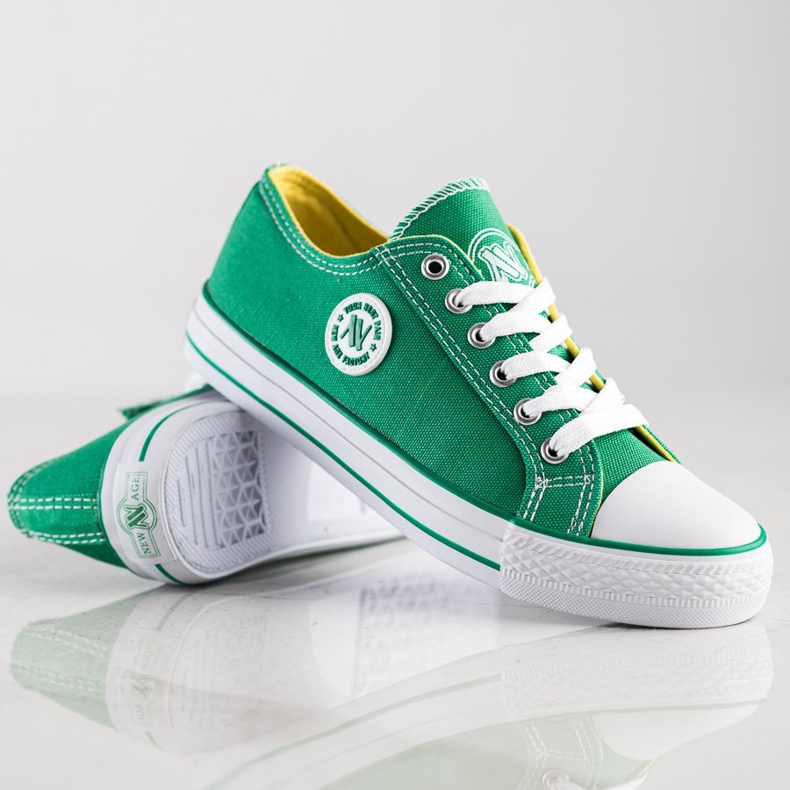 Scarpe da ginnastica New Age verde 1