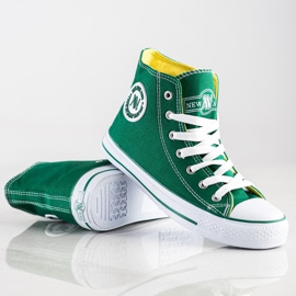 Scarpe da ginnastica alte New Age verde 1