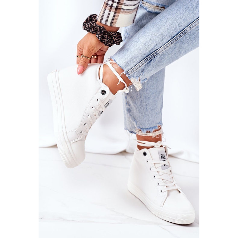 Sneakers in pelle Big Star EE274128 Bianco bianca 1