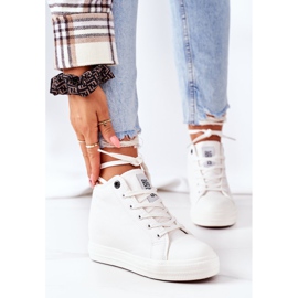 Sneakers in pelle Big Star EE274128 Bianco 2
