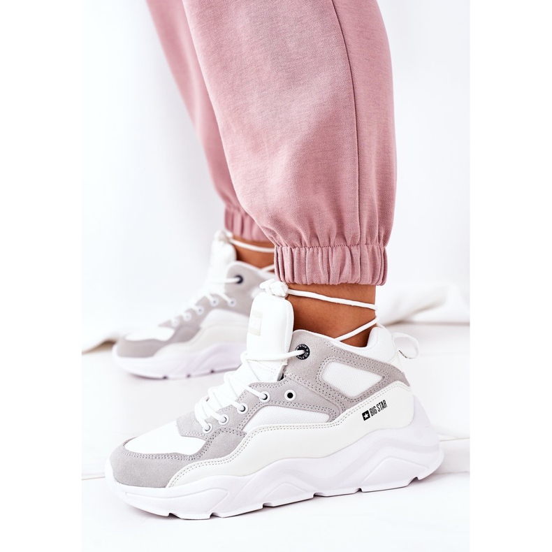 Scarpe sportive da donna Sneakers Big Star GG274643 Bianco bianca 2