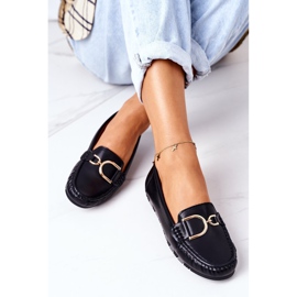 PS1 Mocassini da donna in pelle nera Downtown nera nero 1