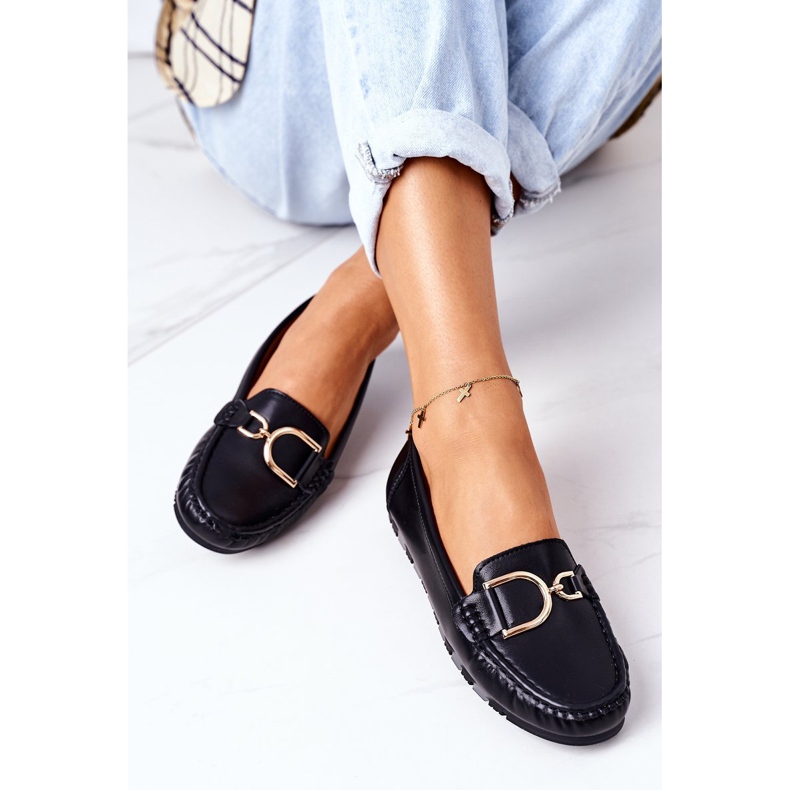 PS1 Mocassini da donna in pelle nera Downtown nera nero 1