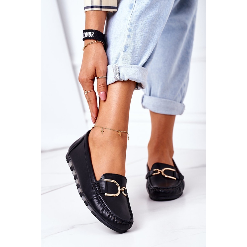 PS1 Mocassini da donna in pelle nera Downtown nera nero 2