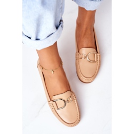 PS1 Mocassini da donna in pelle marrone chiaro Downtown 1