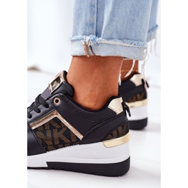 Weekend di scarpe da ginnastica nere con zeppa nero 1