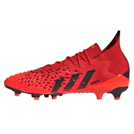 Scarpe da calcio Adidas Predator Freak.1 Ag M FY6253 rosso rosso 1