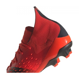 Scarpe da calcio Adidas Predator Freak.1 Ag M FY6253 rosso rosso 2