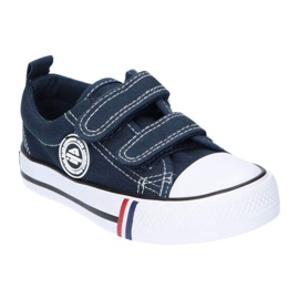 American Club Sneakers in velcro LH35 blu navy 3