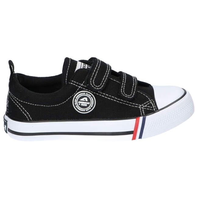 American Club Sneakers in velcro nere americane LH33 nero 3