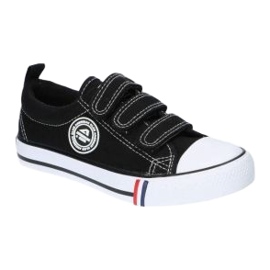 American Club Sneakers in velcro nere americane LH33 nero 5
