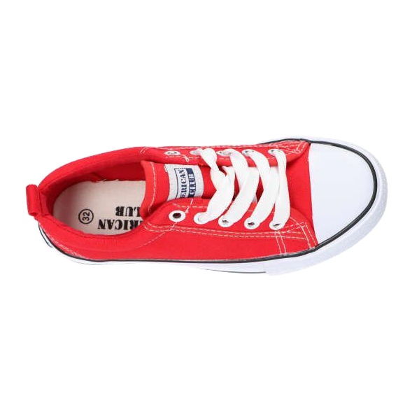 American Club Sneakers rosse americane LH23 allacciate ['rosso'] rosso 2
