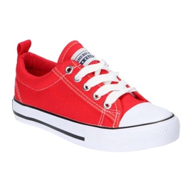 American Club Sneakers rosse americane LH23 allacciate ['rosso'] rosso 1