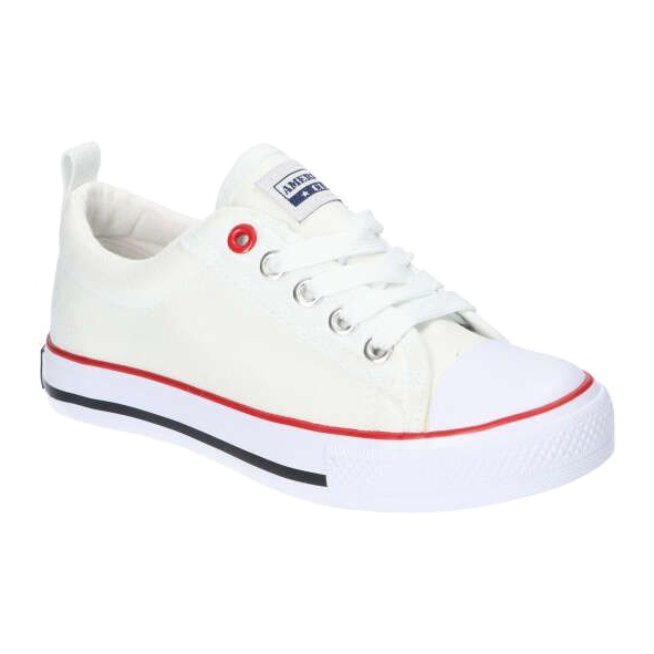 American Club American White Classic LH25 Sneaker legate bianco bianco 1