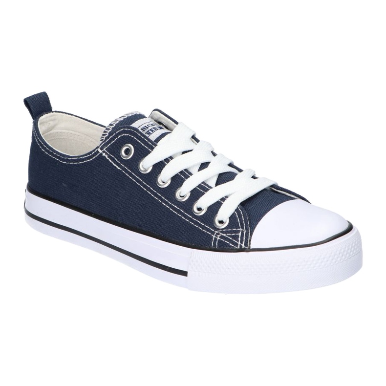 American Club Sneaker femminili legate blu navy American LH10 multicolore 1
