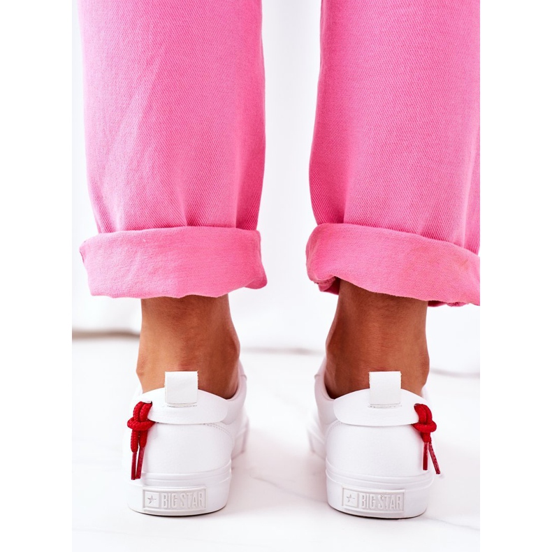 Sneakers da donna in pelle Big Star GG274160 Bianco bianca 1