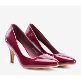 Décolleté bordeaux su tacco a spillo Faith rosso 1