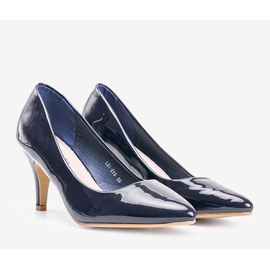 Décolleté blu navy su tacco a spillo Faith 1