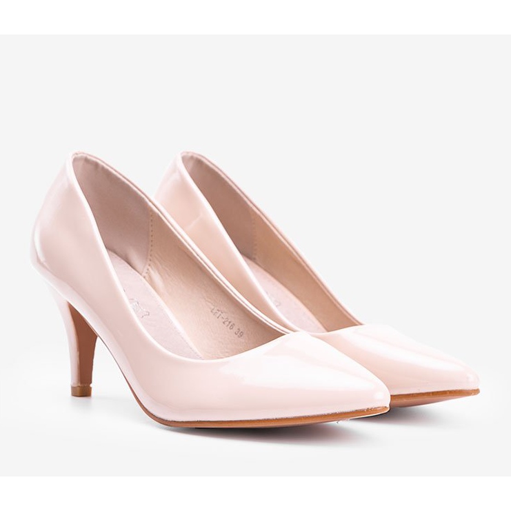 Décolleté beige su tacco a spillo Faith 1