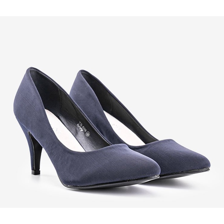 Décolleté blu navy sul tallone Anahi 1
