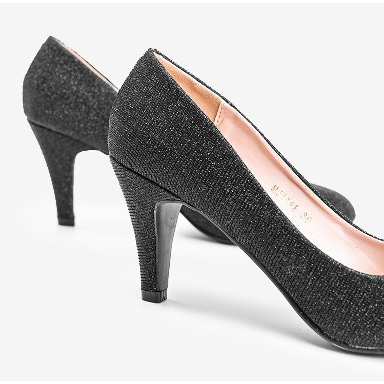 Décolleté nere lucide su tacco a stiletto Zarila nero 1