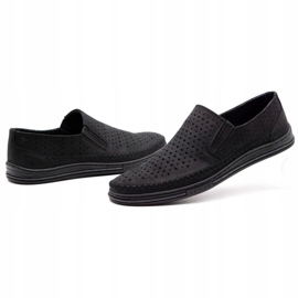 Polbut Scarpe traforate da uomo 2107P nere nero 6