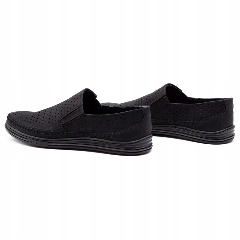 Polbut Scarpe traforate da uomo 2107P nere nero 7