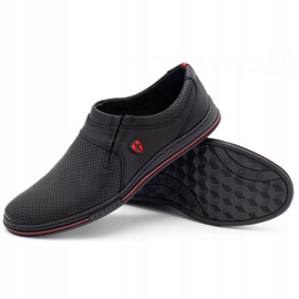 Polbut Scarpe uomo in pelle 362 perforazione nera nero 2
