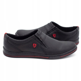 Polbut Scarpe uomo in pelle 362 perforazione nera nero 4