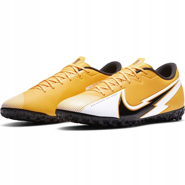 Nike Mercurial Vapor 13 Academy Tf M AT7996 801 scarpa da calcio arance e rossi 1