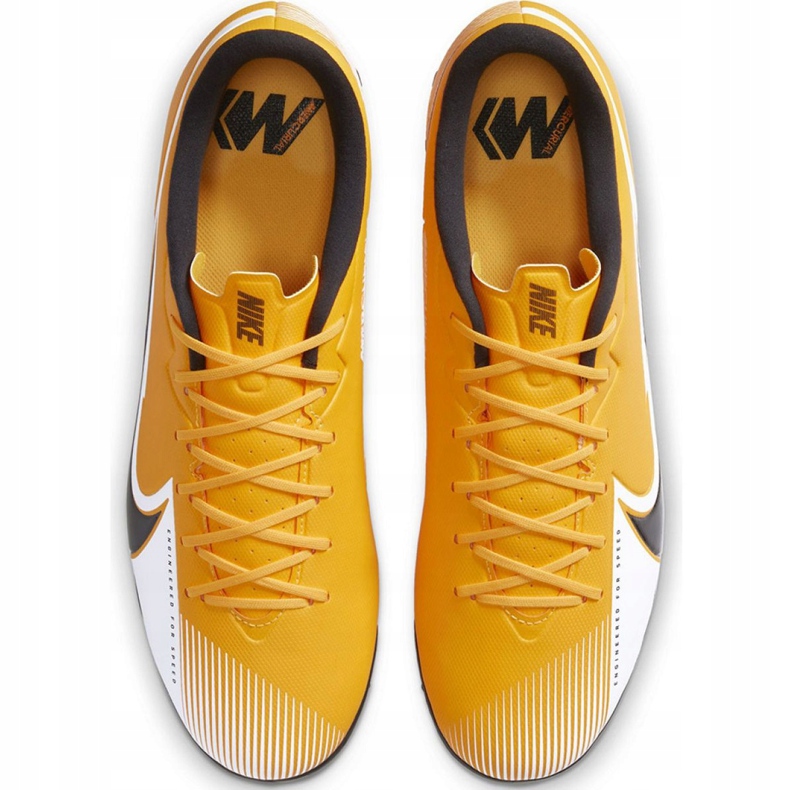 Nike Mercurial Vapor 13 Academy Tf M AT7996 801 scarpa da calcio arance e rossi 3