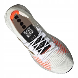 Adidas PulseBOOST Hd M EE9564 scarpe bianco arancia 4