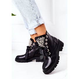 PS1 Caldi Lavoratori Con Perle Di Metallo Nero Perla 2