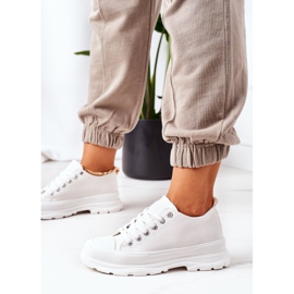 Sneakers da donna bianche Travel Time bianca 1