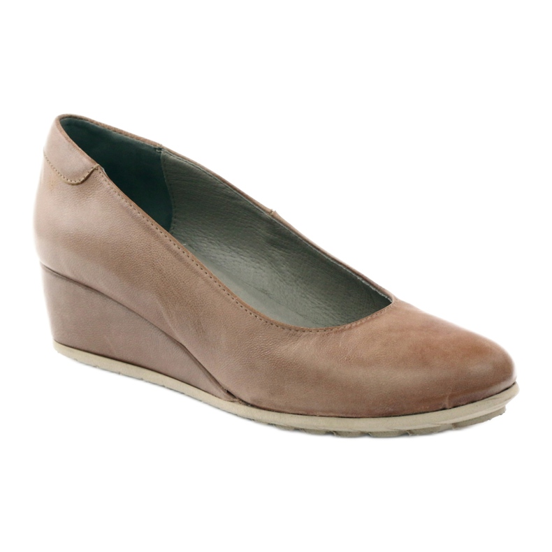 Décolleté con zeppa Edeo 2354 beige 1